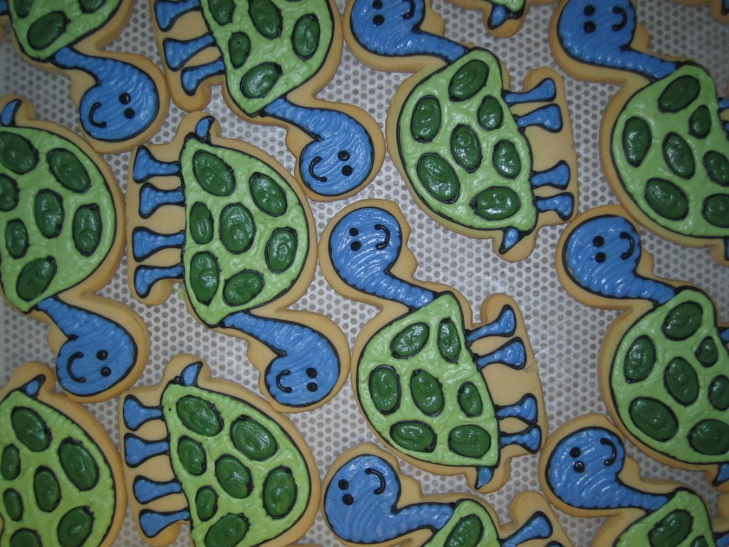 TURTLE PARTY 02 [746] Cookies by Design Englewood NJ, Cookie Gift Baskets